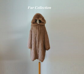 フード付フォックスファーコート天然の暖かさリアルファーコート毛皮新品処分☆ファーケープフォックスマフラー・ロシアンセーブル・レオパード・チンチラコート・フォックス・クリスマス プレゼント 女性・シャネル・エルメス・フェンディ・毛皮コートお好きな方に