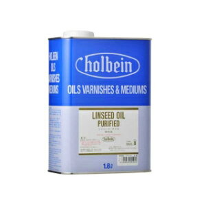 リンシードオイル 1800ml缶入 (O102) ホルベイン画用液