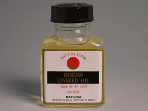 ボイルドリシンドーオイル 55ml ビン入 マツダスーパー画用液