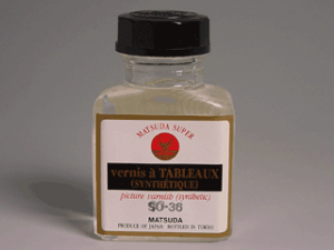 ピクチャーバーニッシュ(タブロー合成樹脂) 55ml ビン入 マツダスーパー画用液