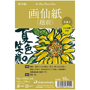 最高級画仙紙<越前>S134C 10枚入 ポストカード