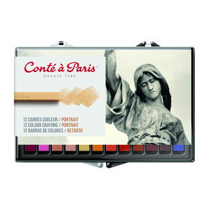 Conte Classic Color Crayons, 12 Pack