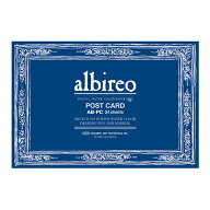 アルビレオ水彩紙 ポストカード天糊パッド 並厚口 中目 (AB-PC)