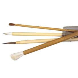 陶芸 熊野筆｜おすすめ 絵付け筆セット(陶芸.comオリジナル)