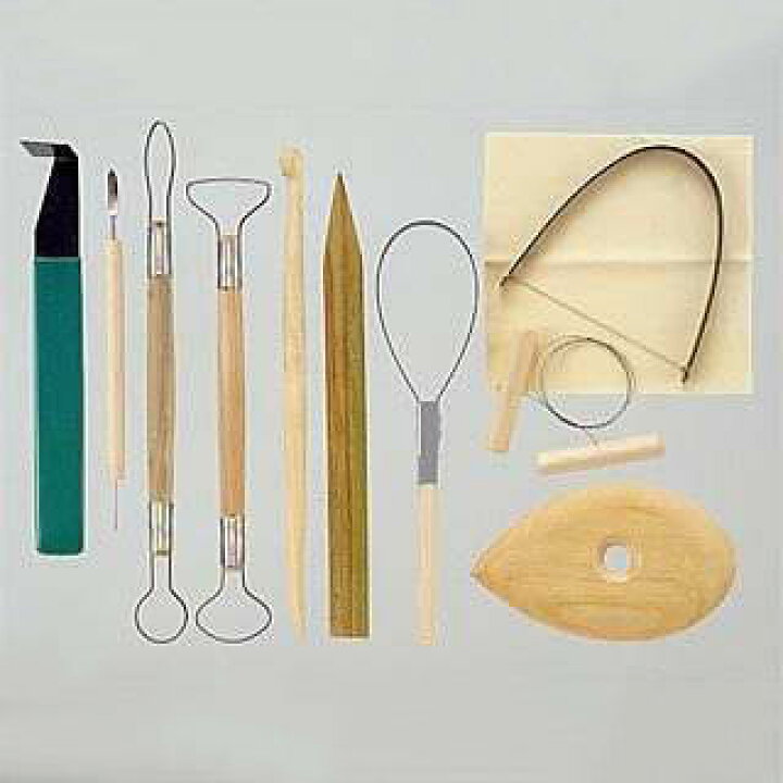 楽天市場】陶芸用品 道具／初心者用セット(C) 11点セット : 陶芸.com  