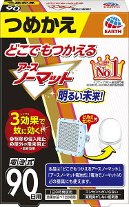 どこでもつかえるアースノーマット90日つめかえ(1個)