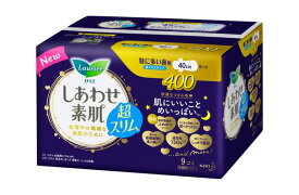 【2個セット】ロリエしあわせ素肌超吸収スリム夜用羽つき4009個入