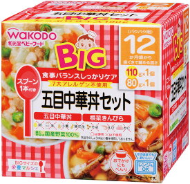 BIGマルシェ五目中華丼セット　　110g、80g
