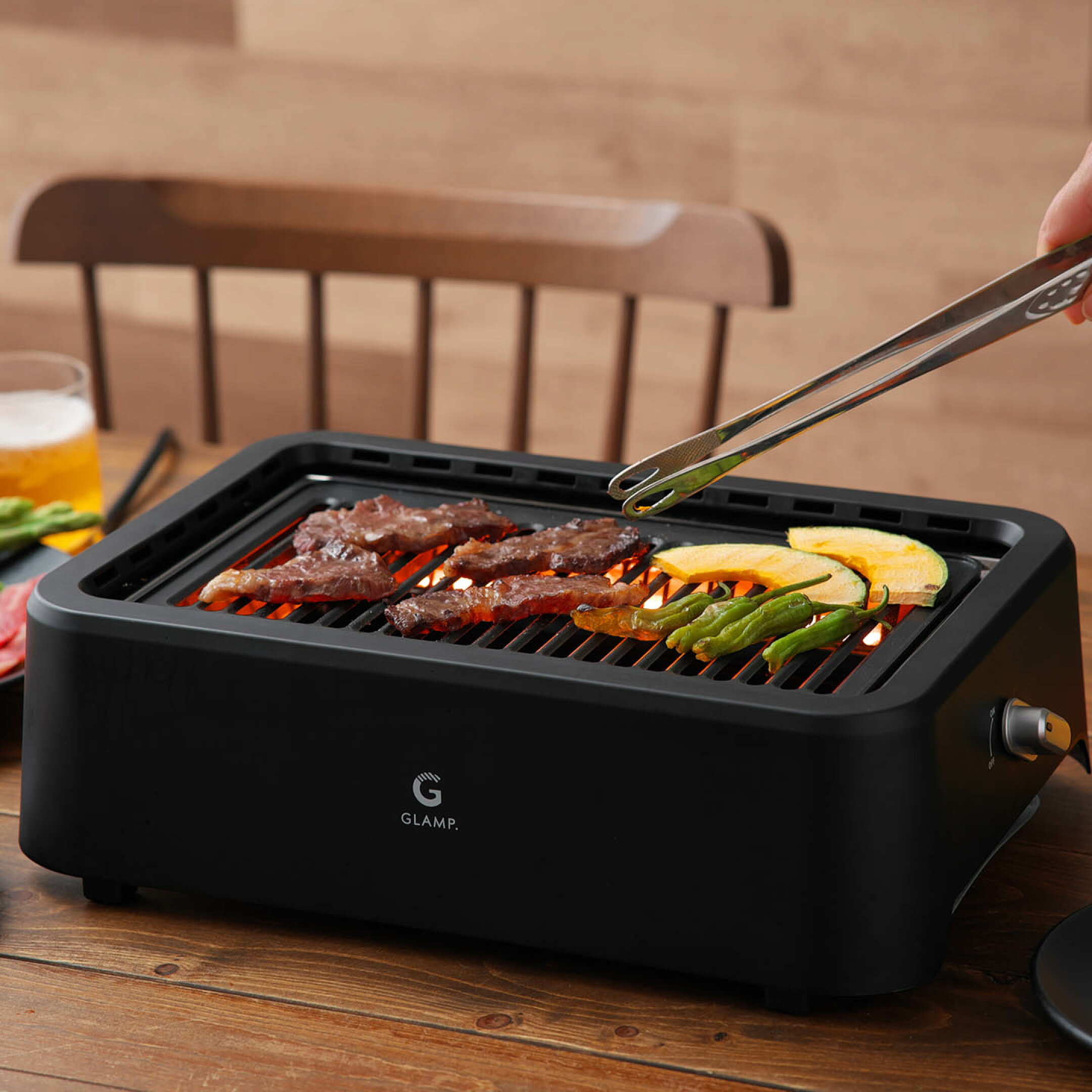 GLAMP. グランプ 超少煙グリル 自宅で本格焼肉が楽しめる