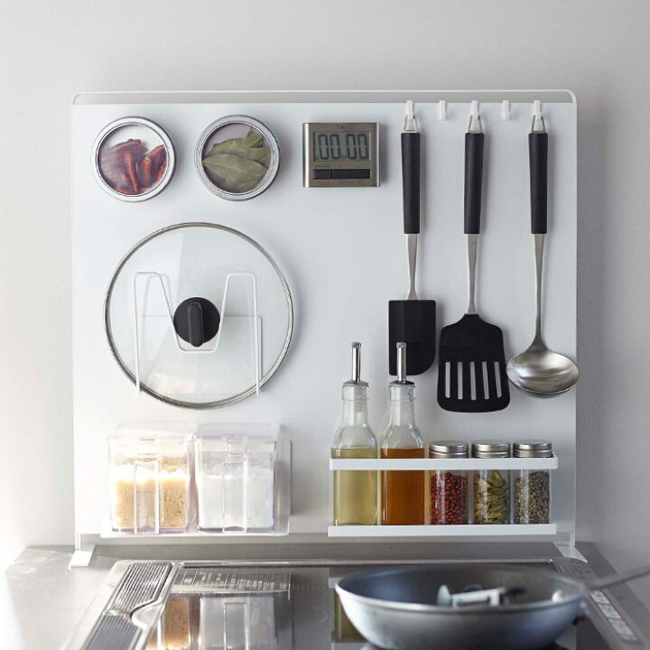 楽天市場 キッチン自立式スチールパネル タワー 縦型 Tower キッチン マグネット 収納 ホワイト ブラック 5124 5125 便利グッズ 壁面収納 キッチン用品 おしゃれ キッチン雑貨 便利 コンパクト 省スペース 磁石 キッチンパネル シンプル 山崎実業 ポイント10倍