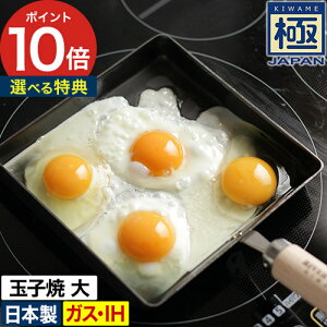 ◆ 楽天1位 ◆ リバーライト 卵焼き 極 特小 小 大 【特典付き】 玉子焼きフライパン 玉子焼き器 卵焼き器 【公式ショップ】 鉄のフライパン ガス火 直火 IH対応 日本製 正規販売店 極JAPAN