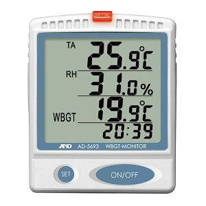 A&D AD-5693 Mǌv WBGT wj^[ EǊ|^Cv p MǑ΍ObY