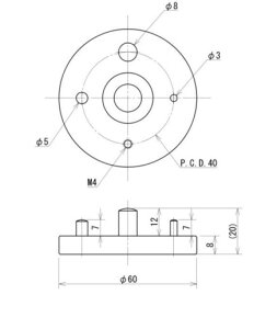 (����) �C�}�_ ACT-T-01 �ے[�q�p�Œ莡�� ACT-1000N�p �[�q�p�s�������O