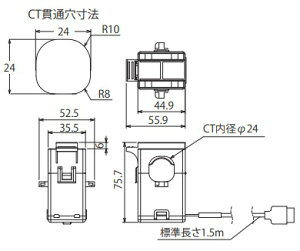 �I������ ZN-CTS11-200A �����^CT �R�l�N�^/���K�[���ڑ��p CT���̂�