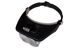 シンワ 75737 ルーペ W-5 双眼ヘッドルーペ 1.2〜3.5倍 LEDライト付