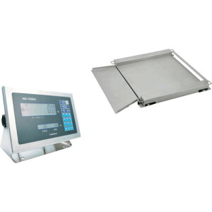 (大型)田中衡機 UTT2-600-SBX 1000X1000 本質安全防爆ステンレス製デジタル台はかり600kg