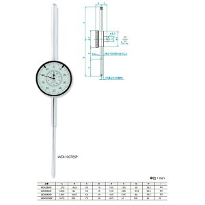 �V�����@ WDI-10078SP�����O�X�g���[�N�_�C�����Q�[�W �ڗ�=0.01mm WDI10078SP