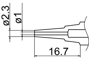 ���� N1-L10 �m�Y�� 1.0mm �����O HAKKO �n�b�R�[