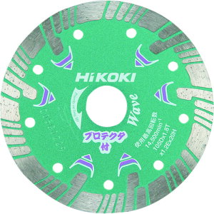 HIKOKI 0032-4700 ダイヤモンドカッター 105mmX20 波形タイプ プロテクタ