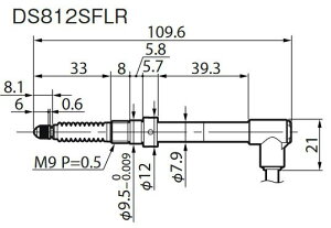 }OlXP[ DS812SFLR USBΉfW^Q[W ͈:12mm tWCgAO USBQ[W ڐGψʃZT[
