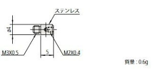 �~�c�g�� 06ABN837 �X�^�C���X ��t���l�W�a:M3 MS3-M2���X-�A�_�v�^
