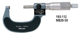 ミツトヨ M820-50 193-112 カウント外側マイクロメーター アナログ カウンター式 50mm バーニヤ付 目量0.001mm