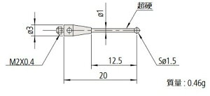�~�c�g�� 06AFG398 MS2-1.5Z12.5 �X�^�C���X ��t���l�W�a�FM2 ��[�ގ��F�W���R�j�A