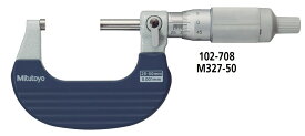 ミツトヨ M327-50 102-708 標準外側アナログマイクロメーター 50mm ラチェットシンブルタイプ 目量0.001mm