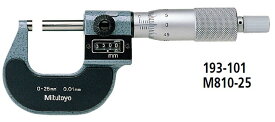 ミツトヨ M810-25 193-101 カウント外側マイクロメーター アナログ カウンター式 25mm 目量0.01mm