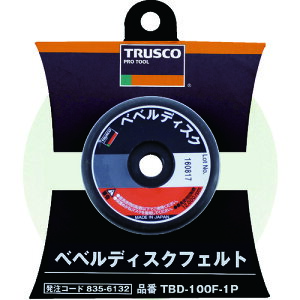 TRUSCO 835-6132 TBD-100F-1P �x�x���f�B�X�N �t�F���g 1�� 8356132