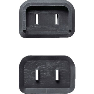 TRUSCO 256-4090 PL2LCAP-50P-BK �v���O���S�J�o�[2P�X�C���O�v���O�p 50P�� �u���b�N 2564090