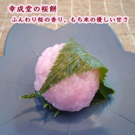 幸成堂の桜餅 15個入り ほっと心ほどける、桜の香りとやさしい甘さ さくら餅 さくらもち 関西風 つぶつぶとした餅米の食感 クール便対応 通年販売