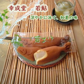幸成堂 若鮎 20個入り 個包装20個 カステラ生地にふんわり求肥 初夏の和菓子