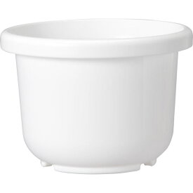 輪鉢 F型 7号 ホワイト アップルウェアー 鉢