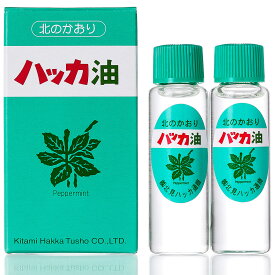 まとめ買い 2個セット ペパーミント ハッカ油リフィル 12ml×2本 北見ハッカ通商 北のかおり 薄荷 ミント 送料無料 M6