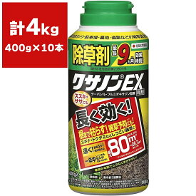 まとめ買い 10本入 クサノンEX粒剤 400g 住友化学園芸 長く効く 最長9ヵ月効果持続 除草剤 (クサノンDXの後継品) 送料無料