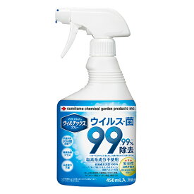 【楽天スーパーSALE 6月4日20時～20％OFF】まとめ買い 30本入 ウィルナックススプレー 450ml 住友化学園芸 ウイルス・菌99.99％除去 塩素系成分不使用 アウトレット