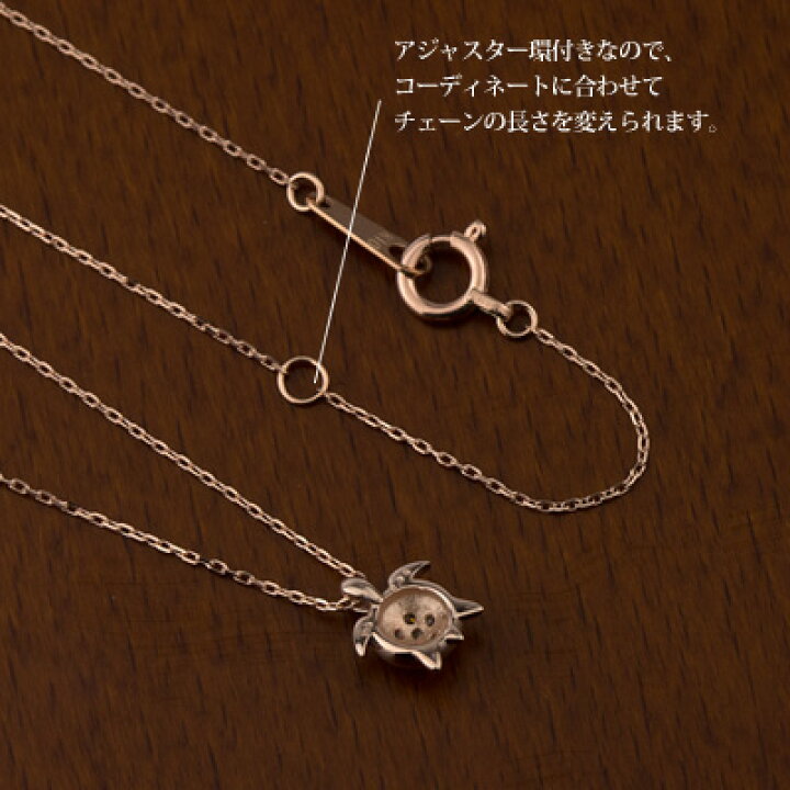 楽天市場】ダイヤモンド ネックレス ピンクゴールド 10金 4月 誕生石  