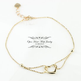 K10(10金ゴールド) ブレスレット 即納可【送料無料】 レディースブレスレット 絆 誕生日プレゼント