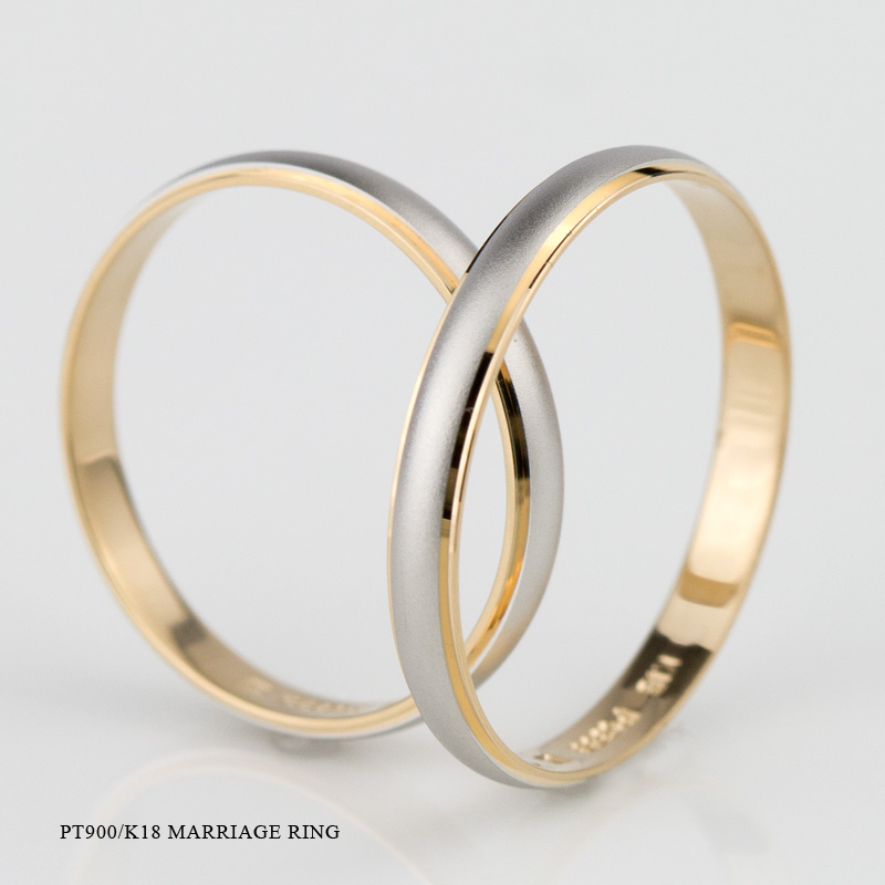 楽天市場】結婚指輪 マリッジリング プラチナ900/18金ゴールド サイズ 