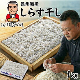 【送料無料】ぷりっふわふわ！舞阪しらす親分のしらす干し 1kg 業務用 静岡県 舞阪産 遠州灘産 添加物不使用 丸昌河合商店 舞阪しらす お歳暮 プレゼント【レビュー特典あり】