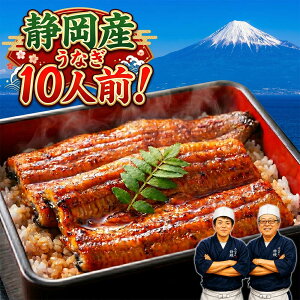 静岡産うなぎ カット蒲焼 800g（80g×10パック）（遠州さんぼし）