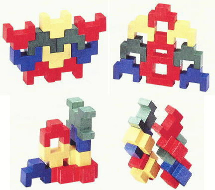 楽天市場】トーテム48 LE3048 レシオ社 知育玩具 木のおもちゃ 積木  