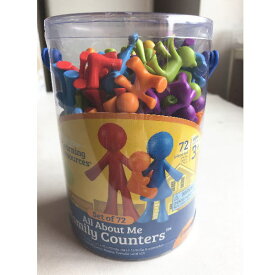 カラフルファミリー LR3372 72pcs(バケツ入) おままごと カラフルなたくさんのお人形 知育玩具 Family Counters 色分け遊び 楽天