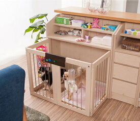 楽天市場 収納付き サークル 犬小屋 ケージ ゲート 犬用品 ペット ペットグッズの通販