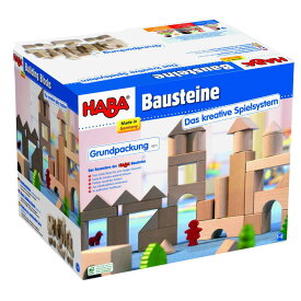 HABAブロックス スターターセット 小 HA1071 木のおもちゃ 知育 玩具 積木 積み木 つみき ブロック 白木 HABA ハバ ドイツ