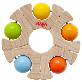 ラトル・ボールホイール HA306692 ハバ 出産 祝い お誕生 クリスマス プレゼント 初めてのおもちゃ 歯がため ガラガラ 木製 木のおもちゃ ブラザージョルダン社