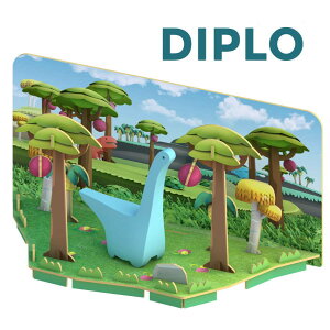ディプロサウルス DIPLO ハーフトイズ 恐竜 おもちゃ フィギュア かわいいい 模型 恐竜フィギュア 誕生日プレゼント