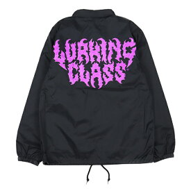 コーチジャケット メンズ 【ラーキングクラス】 Lサイズのみ 【M ~ XL】 LURKING CLASS 西海岸 アート 春 アウター SHARP HAND PAINTED BLACK プレゼント ギフト ラッピング可能