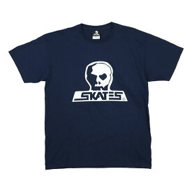 SKULL SKATES スカルスケーツ Tシャツ BURBS　Navy x White 半袖　Tシャツ